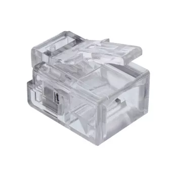 InLine modulaarpistik 6P4C RJ11 pressimiseks ümarkaablile, 10 tk