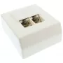 InLine Cat.5e võrgukarp 2x RJ45 pinnapealseks paigalduseks valge RAL9010