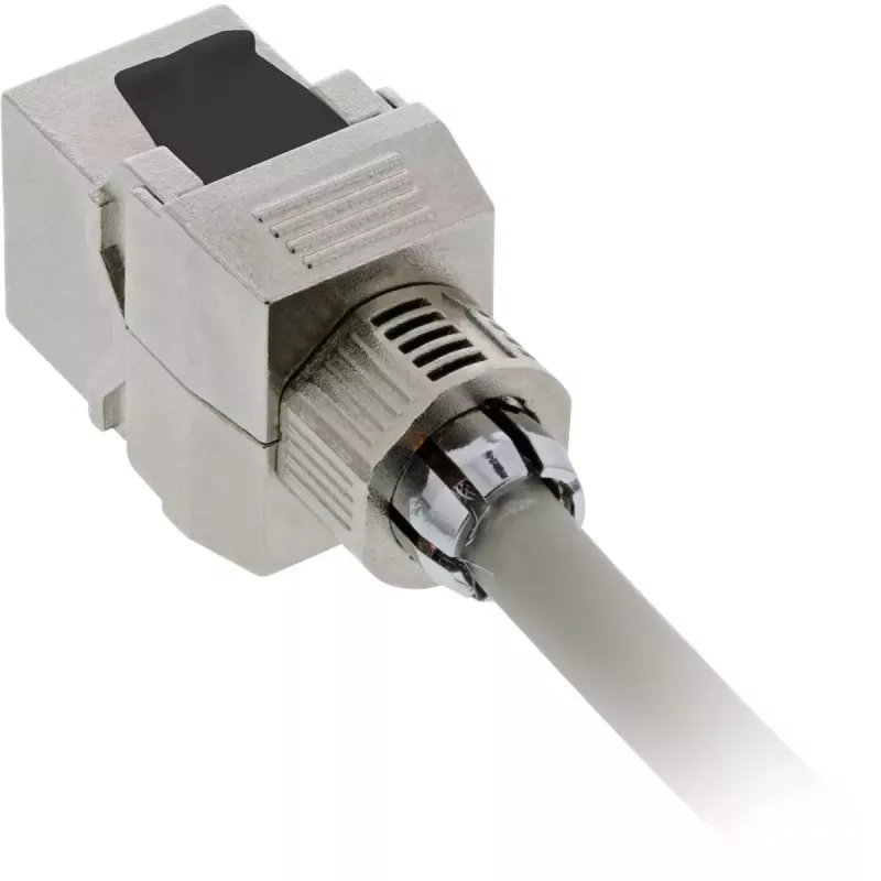 RJ45 Keystone Jack Snap-In moodul InLine 76202F Cat.6a