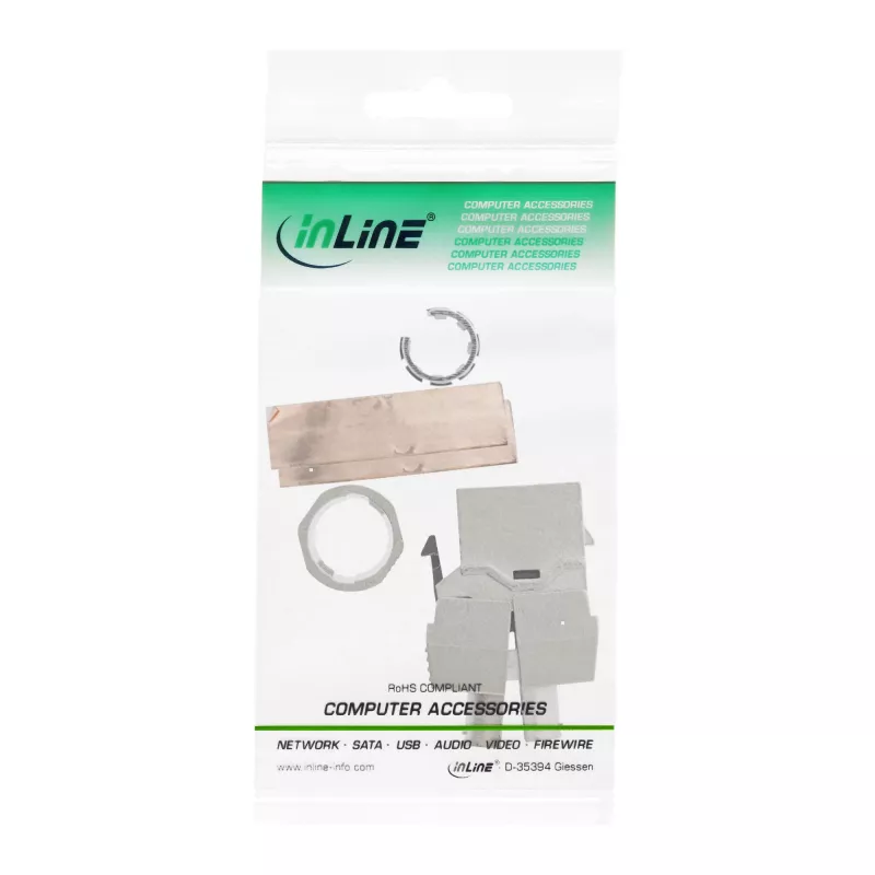 InLine RJ45 Keystone Jack Snap-In moodul Cat.8.1