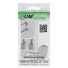 InLine Keystone RJ45 pesa õhuke, SNAP-In, Cat.8.1, integreeritud kaabliside