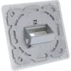 InLine raamikomplekt 2x RJ45 keystone SNAP‑In jaoks, valge RAL9010