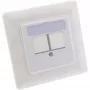 InLine raamikomplekt 2x RJ45 Keystone SNAP-In 90°, valge RAL9010