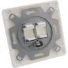 InLine raamikomplekt 2x RJ45 Keystone SNAP-In 90°, valge RAL9010