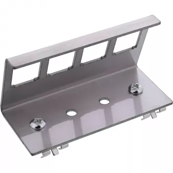 InLine 76203F metallist Keystone kinnitussüsteemiga DIN-liistule kinnitusklamber, 4 pordiga