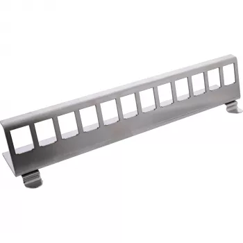 InLine 76203I metallist Keystone snap-in DIN-liistule paigaldatav kronstein, 12-pordiline