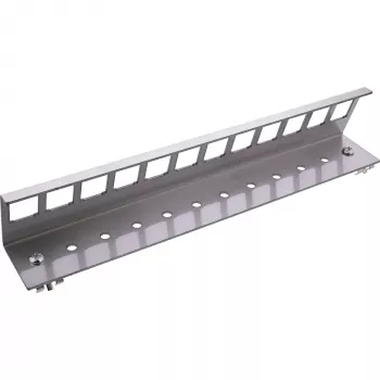 InLine 76203I metallist Keystone snap-in DIN-liistule paigaldatav kronstein, 12-pordiline