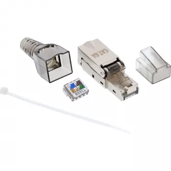 InLine RJ45-pistik Cat.6A 500MHz paigaldatav varjestatud 76204A