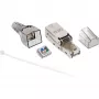 InLine RJ45-pistik Cat.6A 500MHz paigaldatav varjestatud 76204A