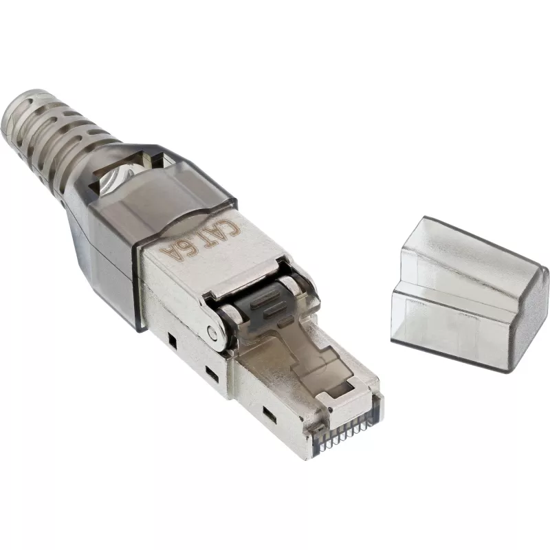 InLine RJ45-pistik Cat.6A 500MHz paigaldatav varjestatud 76204A