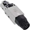InLine RJ45 pistik Cat.6A 500MHz, paigaldatav, varjestatud, kruvikorgiga