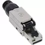 InLine RJ45 pistik Cat.6A 500MHz, paigaldatav, varjestatud, kruvikorgiga
