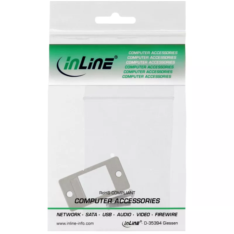 InLine Keystone SNAP-In moodulihoidik, üksik, metallist, tasastele pindadele