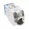 InLine Keystone RJ45 pistikupesa, varjestatud, Cat.6A, sinine 8-pakend