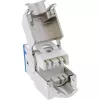 InLine Keystone RJ45 pistikupesa, varjestatud, Cat.6A, sinine 8-pakend