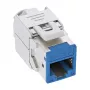 InLine Keystone RJ45 pistikupesa, varjestatud, Cat.6A, sinine 8-pakend