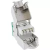 InLine Keystone RJ45 pesa, varjestatud, Cat.6A, roheline 8 tk pakend