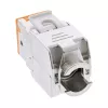 InLine Keystone RJ45 pistikupesa, varjestatud, Cat.6A, oranž 8 tk pakend