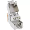 InLine Keystone RJ45 pistikupesa, varjestatud, Cat.6A, oranž 8 tk pakend