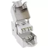 InLine Keystone RJ45 pistikupesa, varjestatud, Cat.6A, valge, 8 tk pakend