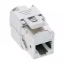 InLine Keystone RJ45 pistikupesa, varjestatud, Cat.6A, valge, 8 tk pakend