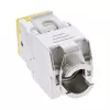 InLine Keystone RJ45 pesa, varjestatud, Cat.6A, kollane 8-pack