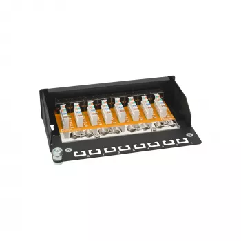 InLine Patch Panel Cat.6 8 Port töölaua must RAL9005