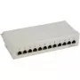 InLine Patch Panel Cat.6 12 pordiga laua-/seinale kinnitatav helehall RAL7035