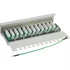InLine Patch Panel Cat.6 12 pordiga laua-/seinale kinnitatav helehall RAL7035