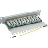 InLine patch-paneel 10 tolli Cat.6 12 porti 1U helehall RAL7035