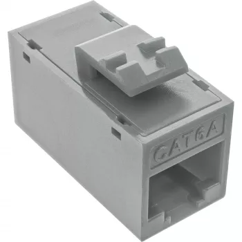 InLine Keystone RJ45-pistikupesa, varjestamata, Cat.6A, 8 tk pakendis, hall