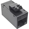 InLine Keystone RJ45 pesa, varjestamata, Cat.6A, 8 tk pakendis, must
