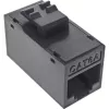 InLine Keystone RJ45 pesa, varjestamata, Cat.6A, 8 tk pakendis, must