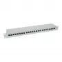 InLine patch-paneel Cat.6 24 porti 19 inch 1HE helehall RAL7035