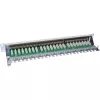 InLine patch-paneel Cat.6 24 porti 19 inch 1HE helehall RAL7035