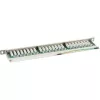 InLine Patch Panel Cat.6 24 Port 19 tolli 0.5U helehall RAL7035