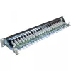 InLine Patch Panel Cat.6 24 Port 19 inch 1HE Must RAL9005