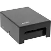 InLine laua konsolideerimispunkti karp 4x Keystone RJ45, metallist, must RAL9005