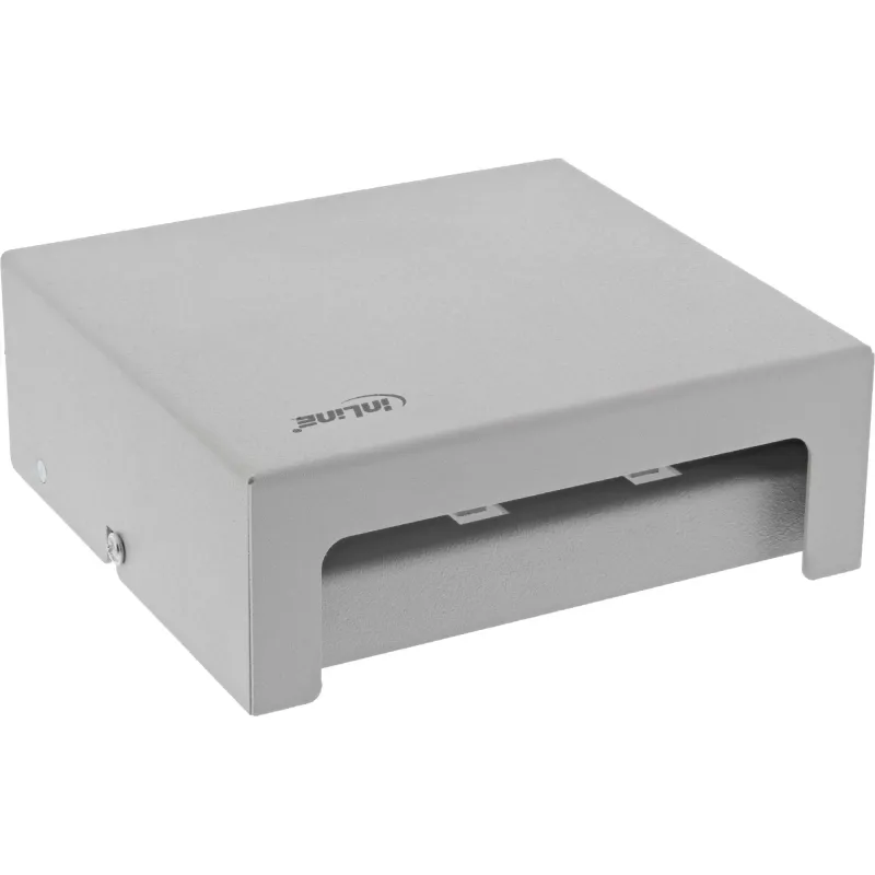 InLine töölaua konsolideerimispunkti karp, 6x Keystone RJ45, metall, RAL7035