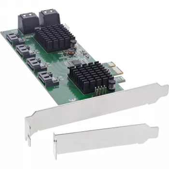 InLine liidesekaart, 8x SATA 6Gb/s kontroller, PCIe 2.0 (PCI Express)