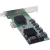 InLine liidesekaart, 8x SATA 6Gb/s kontroller, PCIe 2.0 (PCI Express)