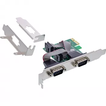 InLine liidesekaart 2x jadaport 9 kontaktiga PCIe PCI-Express isane