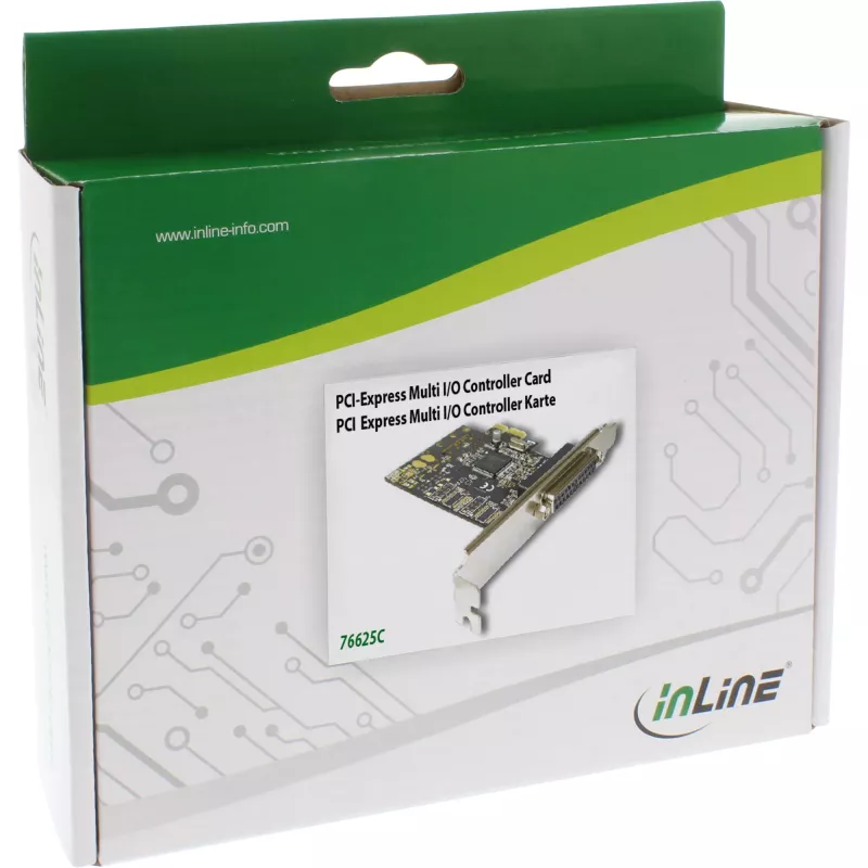 InLine Paralleelpordi liidesekaart ECP + EPP + SPP kontroller PCI-E