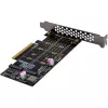 InLine 76660N sisemine M.2 liidesekaart PCIe isane 64 Gbit/s