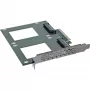 InLine 76660P Sisemine U.2 adapter PCIe Isane 4 Gbit/s 3,3 V