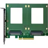 InLine 76660P Sisemine U.2 adapter PCIe Isane 4 Gbit/s 3,3 V