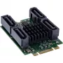 InLine 76660U sisemine SATA-liidesekaart M.2-lt SATA-le 6 Gbit/s