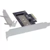 InLine 76660V sisemine M.2 liidesekaart PCIe 4 Gbit/s