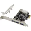 InLine 76662D liidesekaardid/adapterid Sisemine Molex 4-kontaktiline, USB 3.2 Gen 1 (3.1 Gen 1)