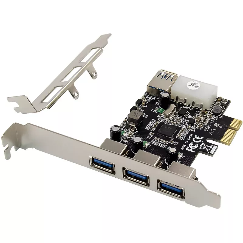 InLine 76662D liidesekaardid/adapterid Sisemine Molex 4-kontaktiline, USB 3.2 Gen 1 (3.1 Gen 1)